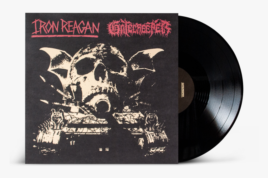 Iron Reagan / Gatecreeper "split""
 Class= - Iron Reagan Gatecreeper Split, HD Png Download, Free Download