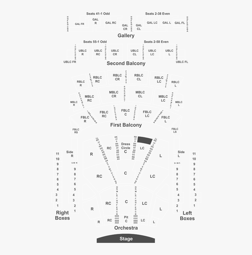 King Crimson Png , Png Download - Queen Elizabeth Theatre Seating From Above, Transparent Png, Free Download