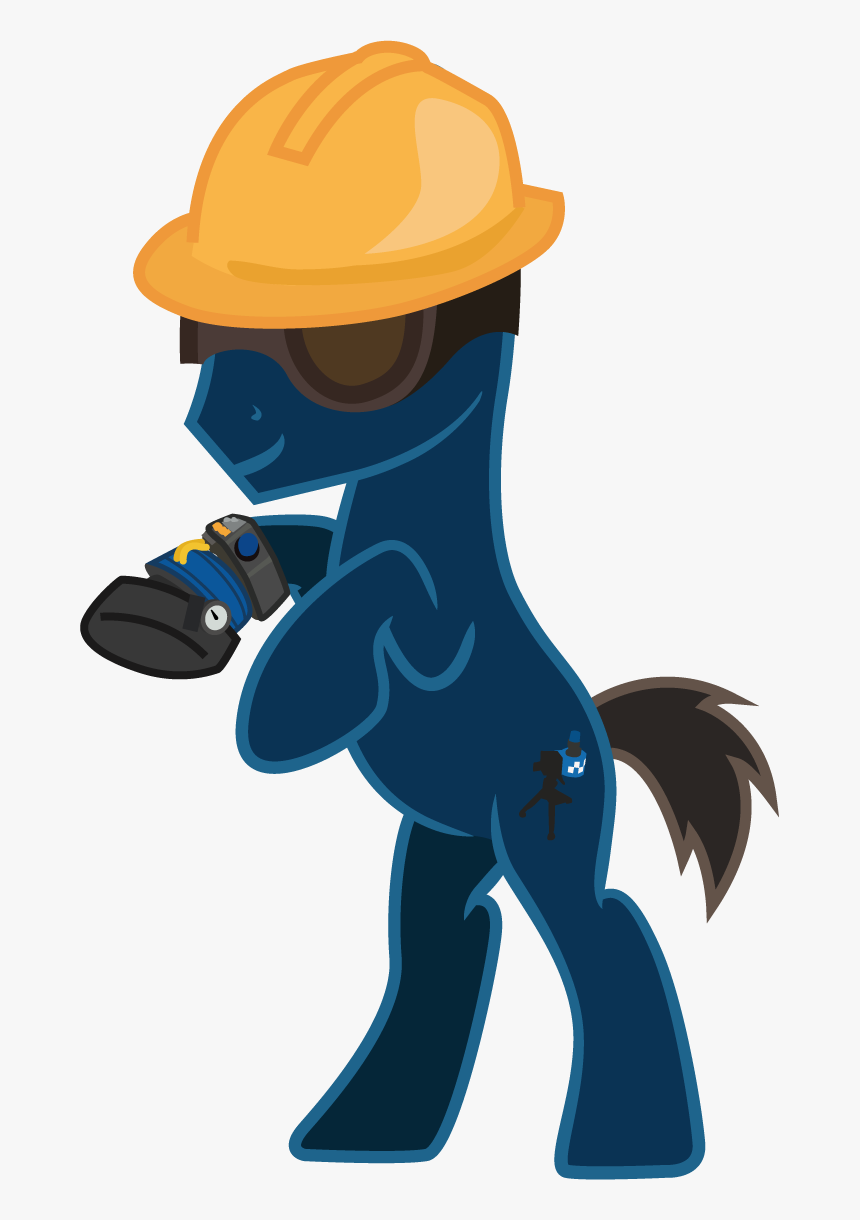 Engineer Clipart Engineer Equipment - Tf2 Engineer Pony, HD Png Download, Free Download