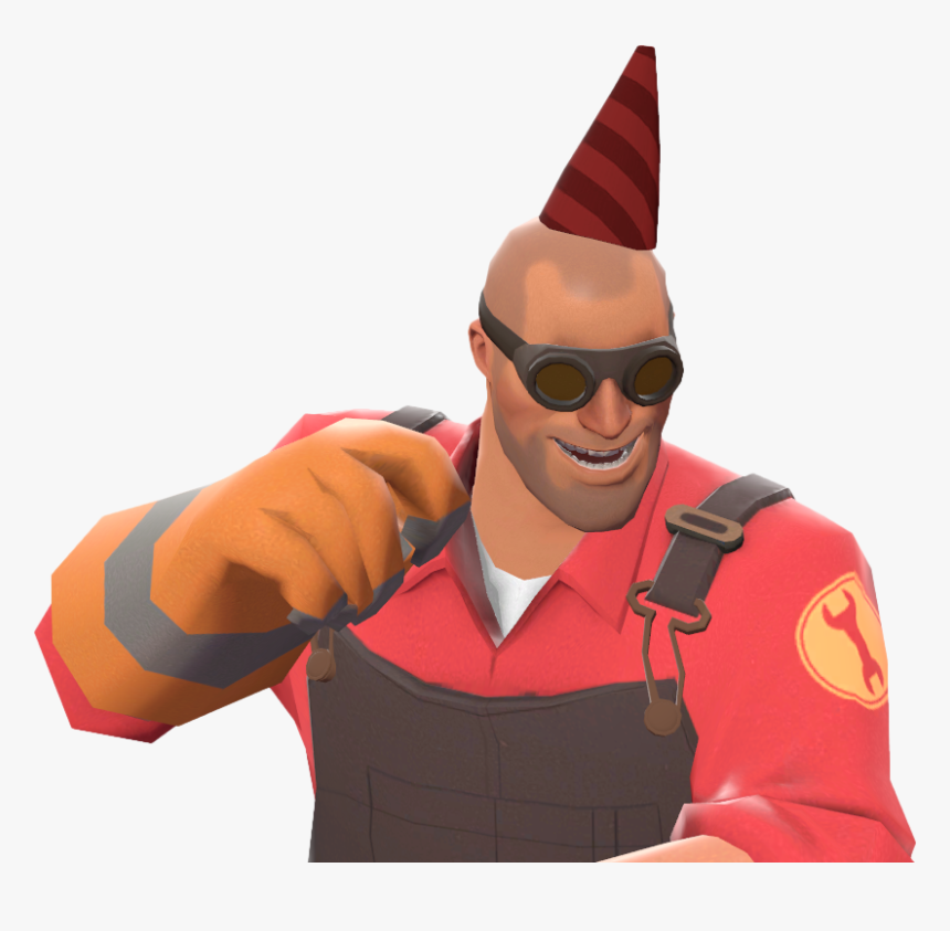 Tf2 Engineer Party Hat, HD Png Download, Free Download