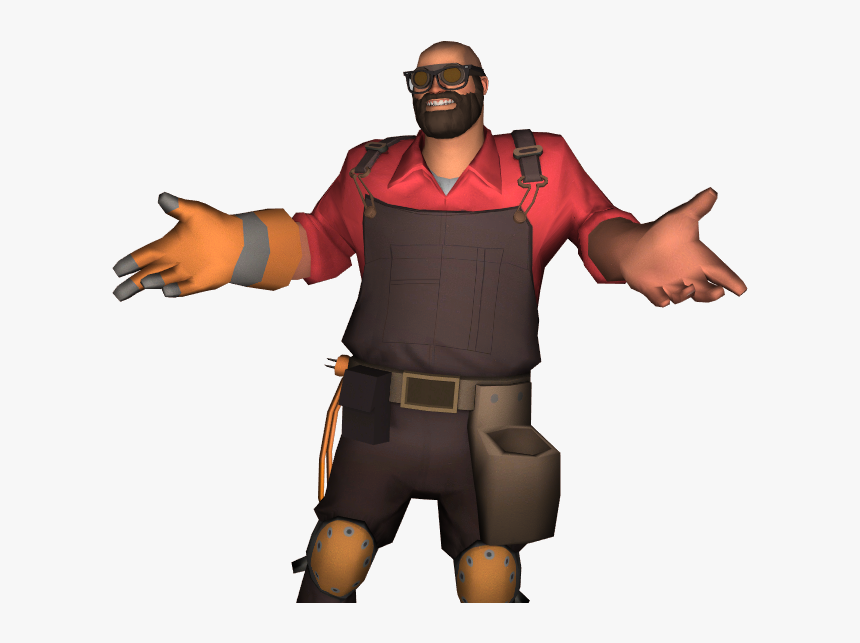 Team Fortress - Engineer Tf2 Hair, HD Png Download, Free Download