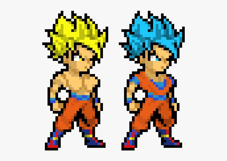 Vegito Ssj En Pixel Art, HD Png Download, Free Download