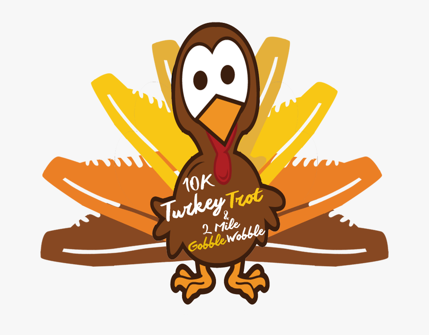 Tourism 10k Turkey Trot / 2 Mile Gobble Wobble On Nov - Thanksgiving Turkey Trot Clipart 5k, HD Png Download, Free Download