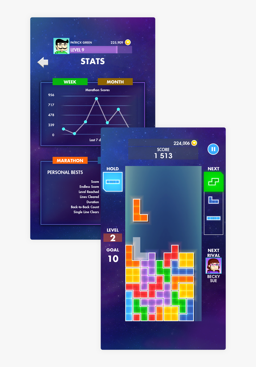Tetris App, HD Png Download, Free Download