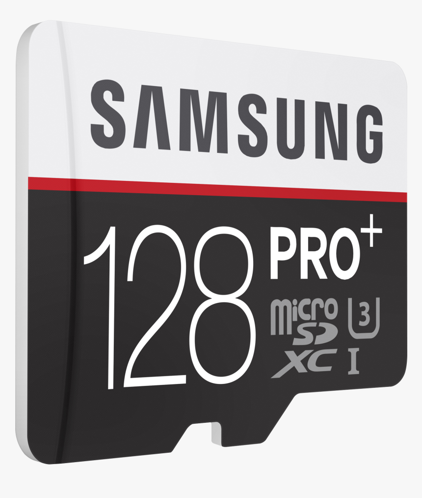 2) Pro Plus 128gb Micro Sdxc L Perspective - Signage, HD Png Download, Free Download