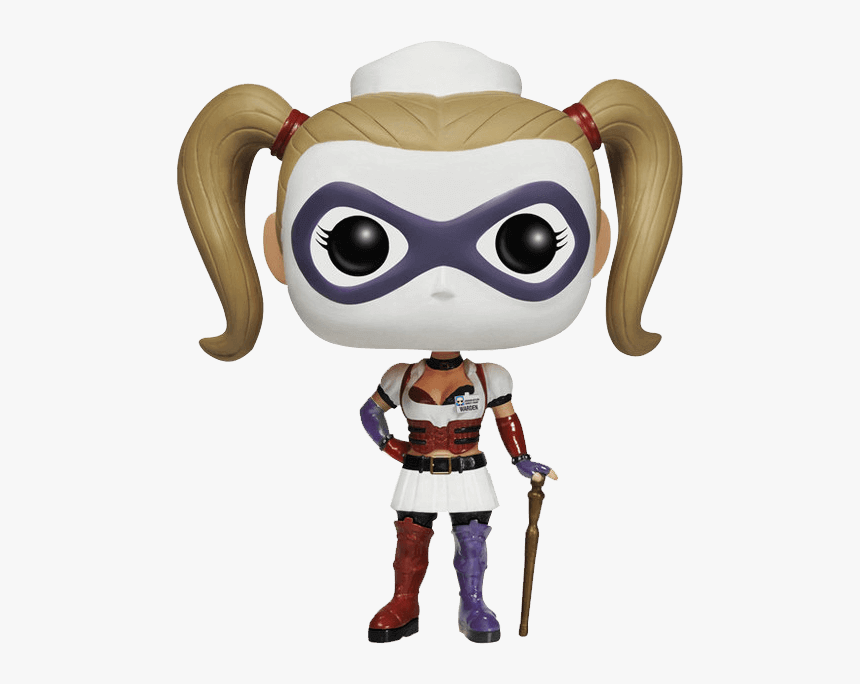 Arkham Asylum Nurse Harley Quinn Pop Figure - Harley Quinn Funko Pop, HD Png Download, Free Download