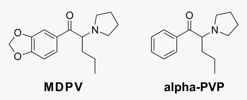 Structure Pyrrolidine Mdpv Alphapvp - Flakka Structure, HD Png Download, Free Download