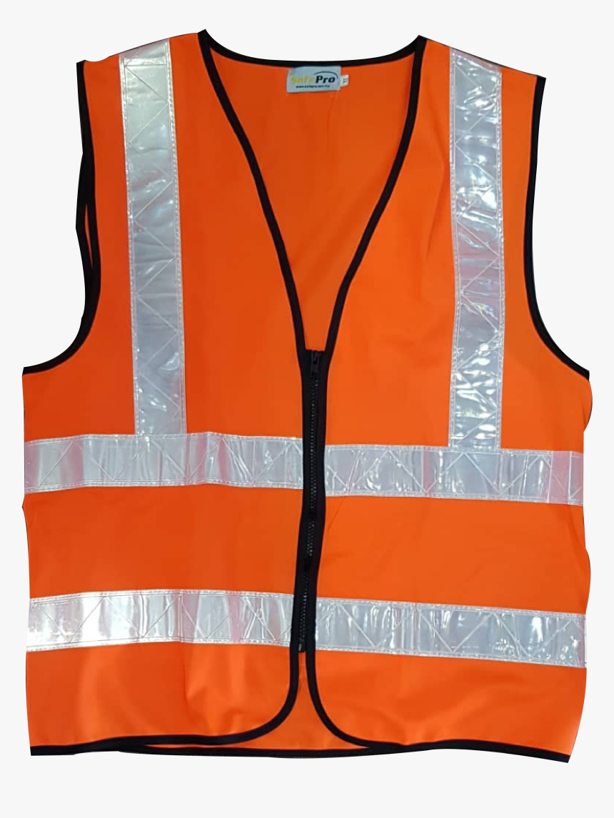 Orange Vest With Reflector, HD Png Download, Free Download