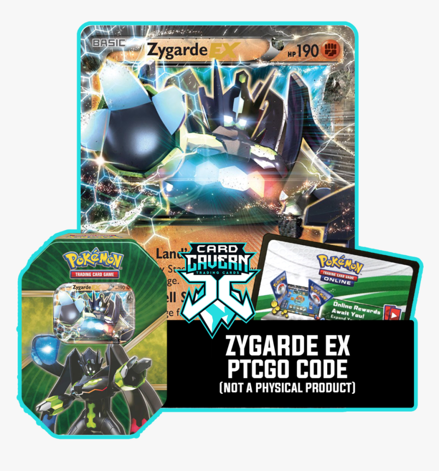 Pokemon Tcg Zygarde Ex Card, HD Png Download, Free Download