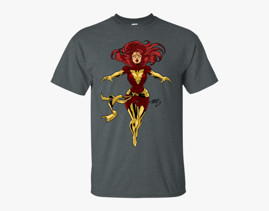 Dark Phoenix Jean Grey Xmen Marvel Shirt Apocalypse - T-shirt, HD Png Download, Free Download