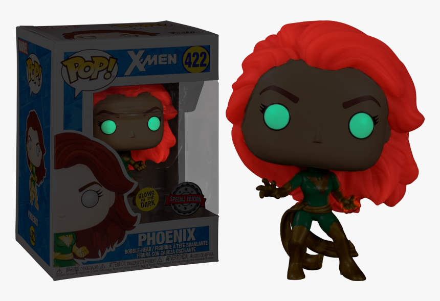 Dark Phoenix In Green Suit Glow In The Dark Pop Vinyl - Pop Vinyl, HD Png Download, Free Download