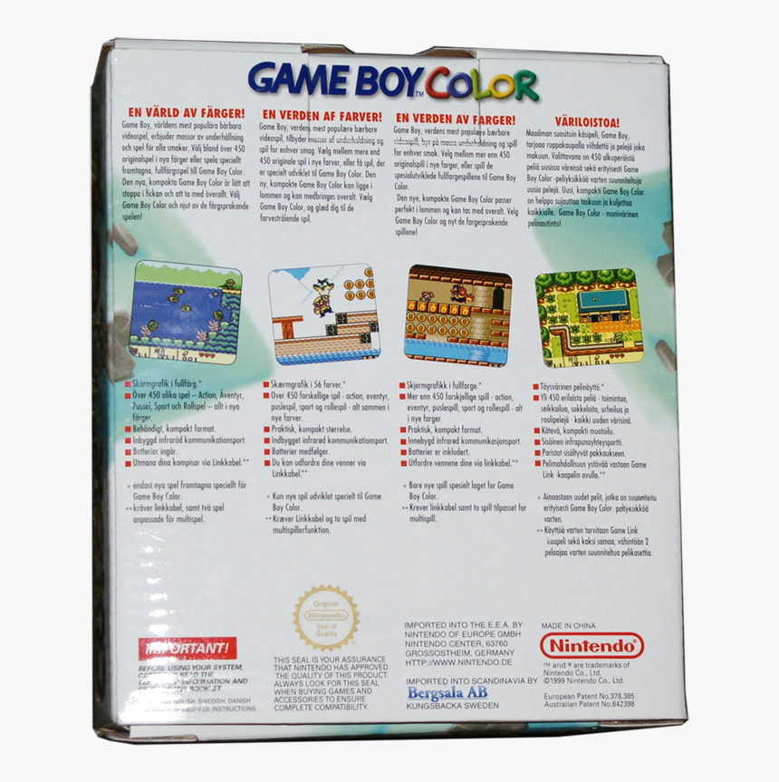 Game Boy Color Boxed, HD Png Download, Free Download