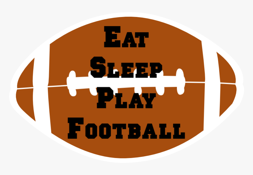 Eat Sleep Play Football Decal - Graphic Design, HD Png Download, Free Download