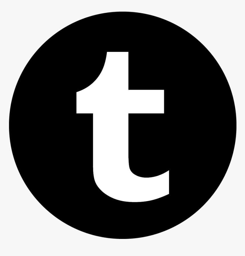 Tumblr - Icon Black And White, HD Png Download, Free Download