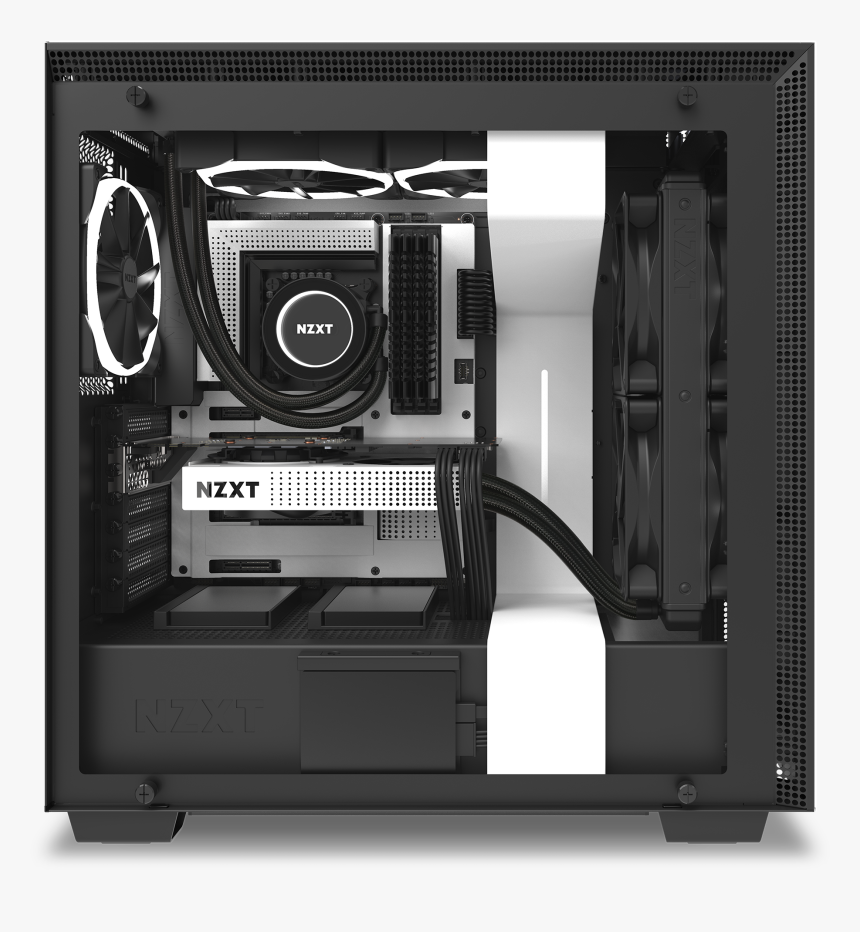 Nzxt H710i Black White, HD Png Download, Free Download