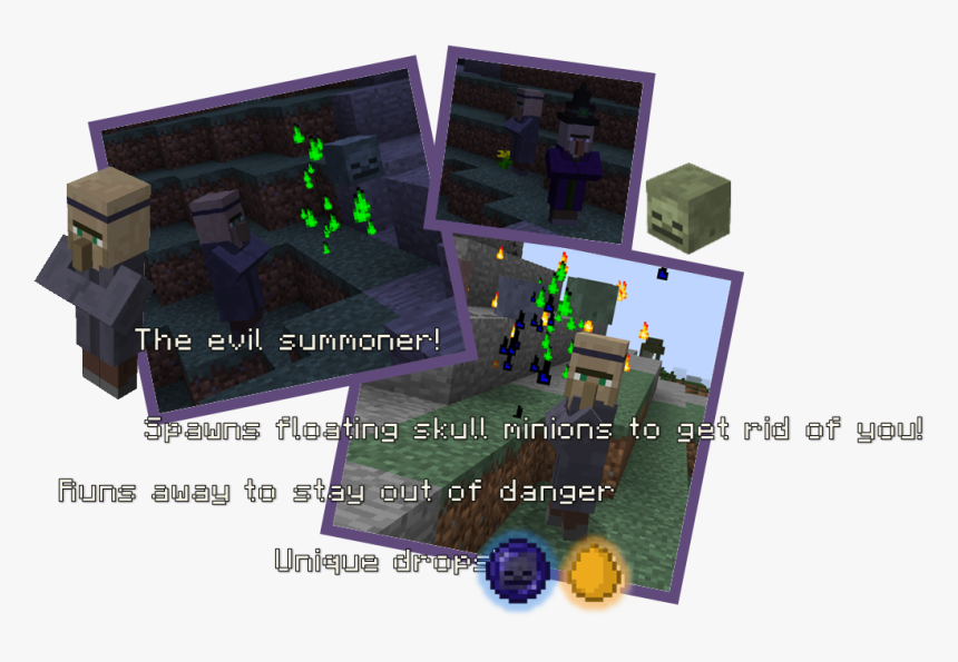 Primitive Mobs Mod Features - Minecraft Primitive Mobs Mod Summoner, HD Png Download, Free Download