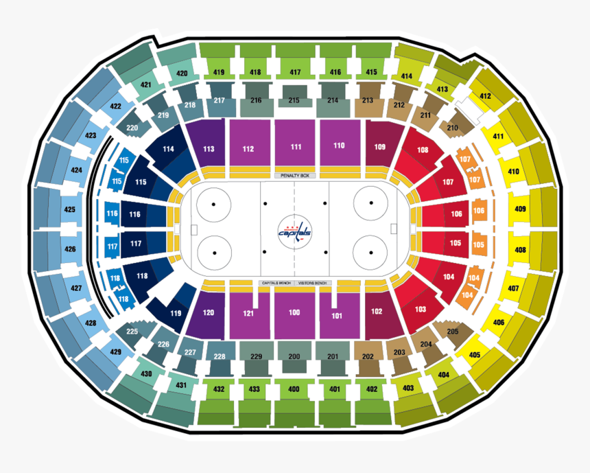 Capital One Arena Caps Seating Chart, HD Png Download, Free Download