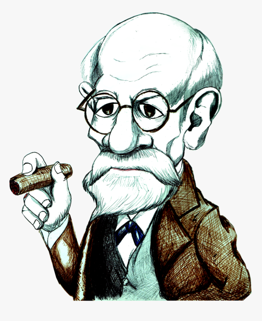 #caricature #freud - Sigmund Freud Transparent Background, HD Png Download, Free Download