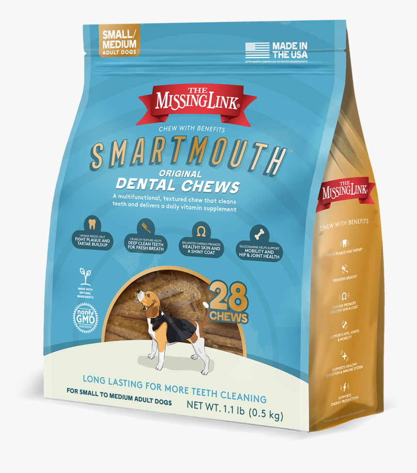 Smartmouth Dental Chew - Missing Link Smartmouth, HD Png Download, Free Download