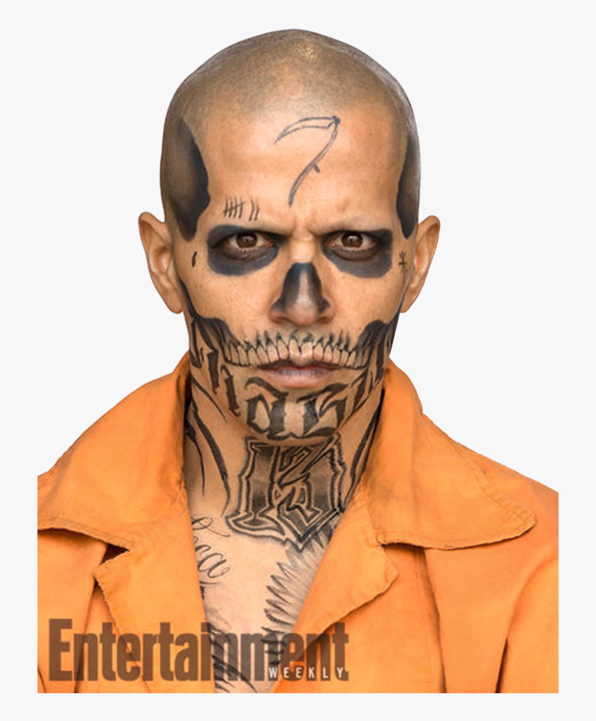 Png Esquadrão Suicida - Diablo Suicide Squad Makeup, Transparent Png, Free Download