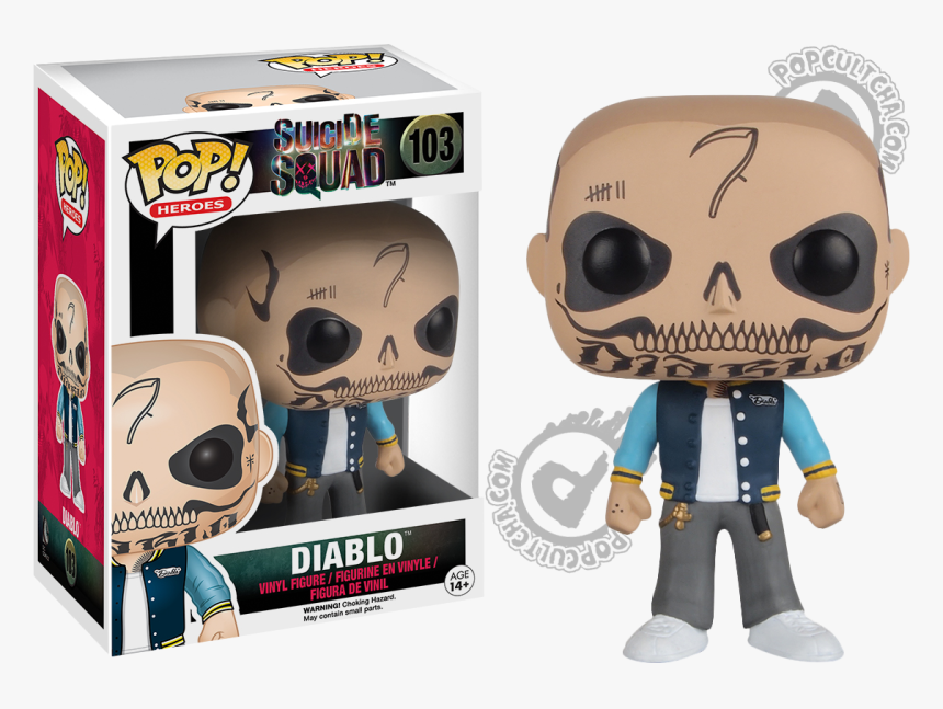 Suicide Squad Movie - El Diablo Funko Pop, HD Png Download, Free Download