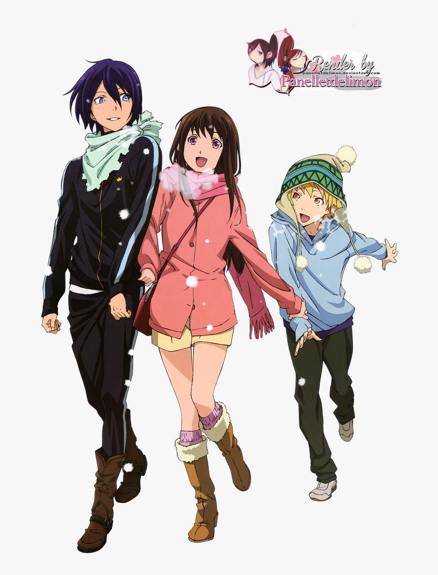 #yato #hiyori #yukine #noragami #noragamiaragoto #anime - Noragami Yato Y Hiyori, HD Png Download, Free Download