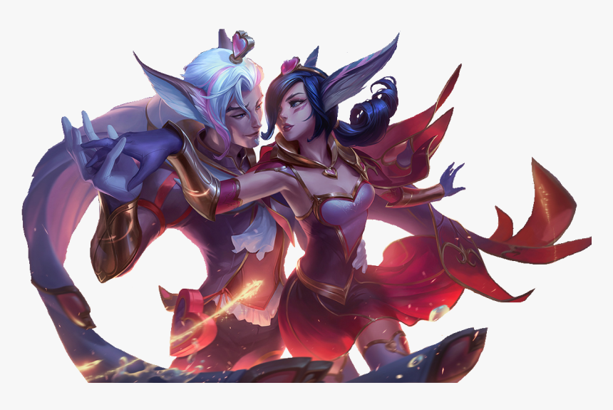 Xayah And Rakan Png, Transparent Png, Free Download