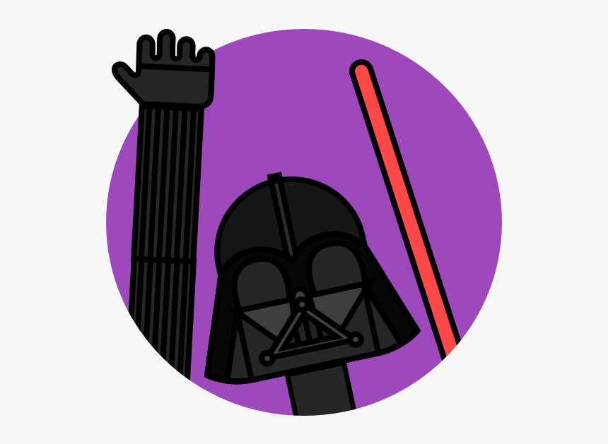 Lord Vador Icon Vector Illust Vador Darth Vador Starwars - Darth Vader, HD Png Download, Free Download