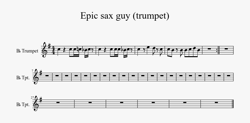 Epic Sax Guy Trumpet, HD Png Download, Free Download