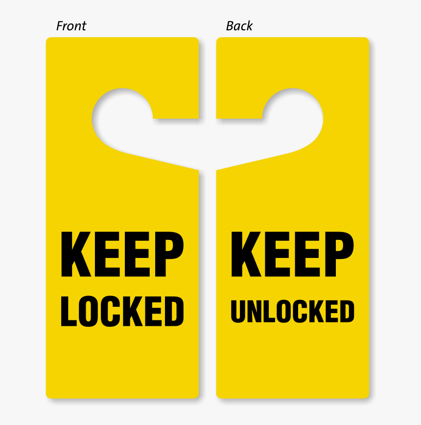 Two Sided Door Hanger, HD Png Download, Free Download