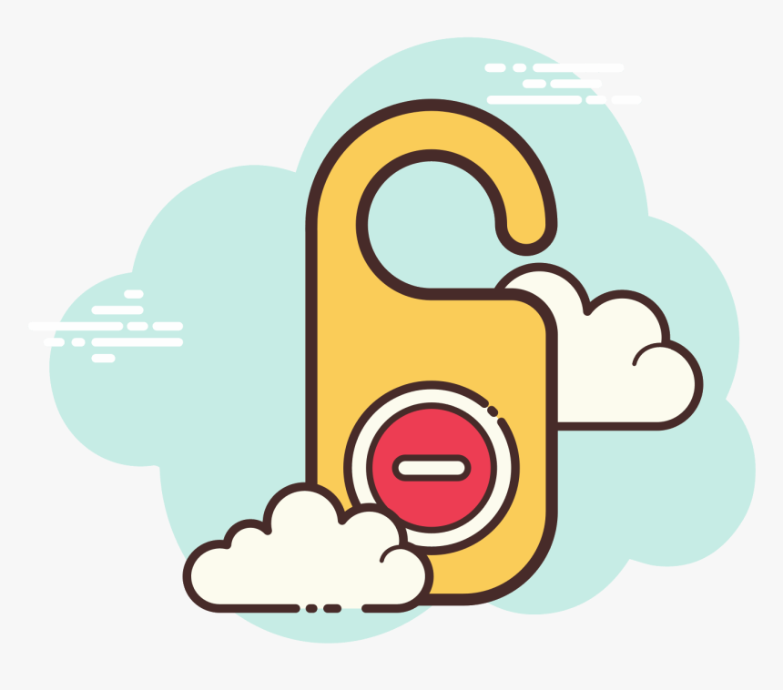 Hotel Door Hanger Icon - Online Shop Icon Png, Transparent Png, Free Download