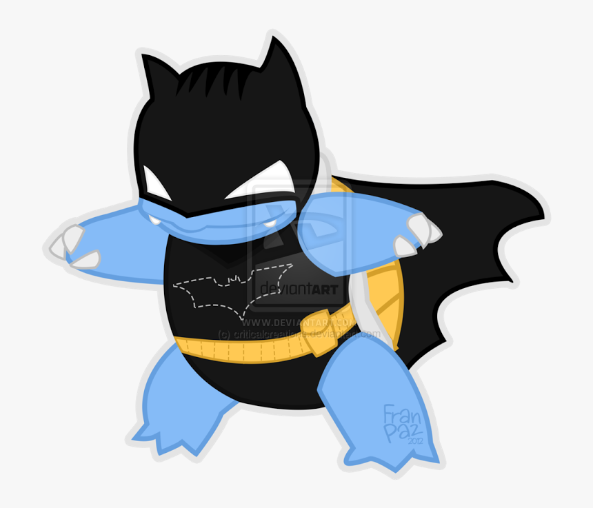 Squirtle Batman, HD Png Download, Free Download