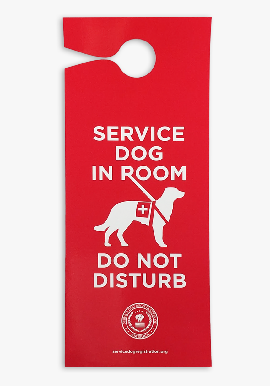 Service Dog In Room Door Hangers, HD Png Download, Free Download