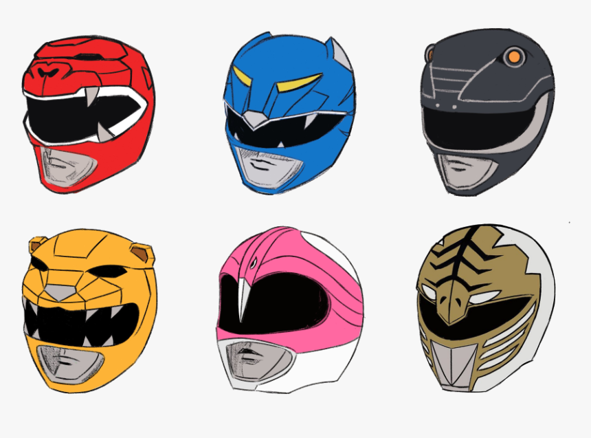 Power Rangers Ninjetti Helmets, HD Png Download, Free Download