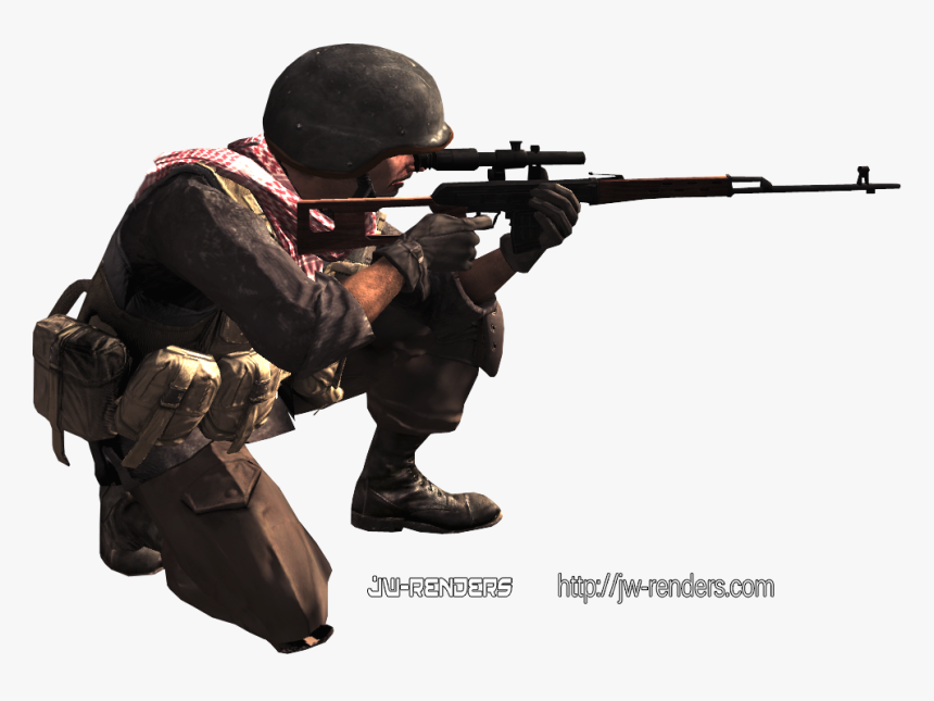 Call Of Duty Ghosts Sniper Png For Kids - Call Of Duty Character Png, Transparent Png, Free Download