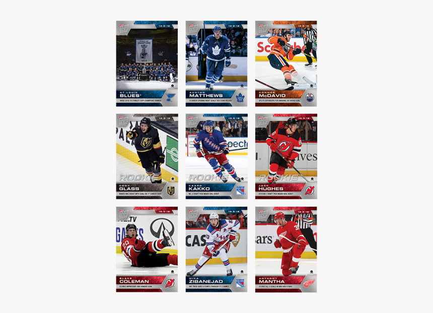Nhl Topps Now® 9 Sticker Pack - Player, HD Png Download, Free Download