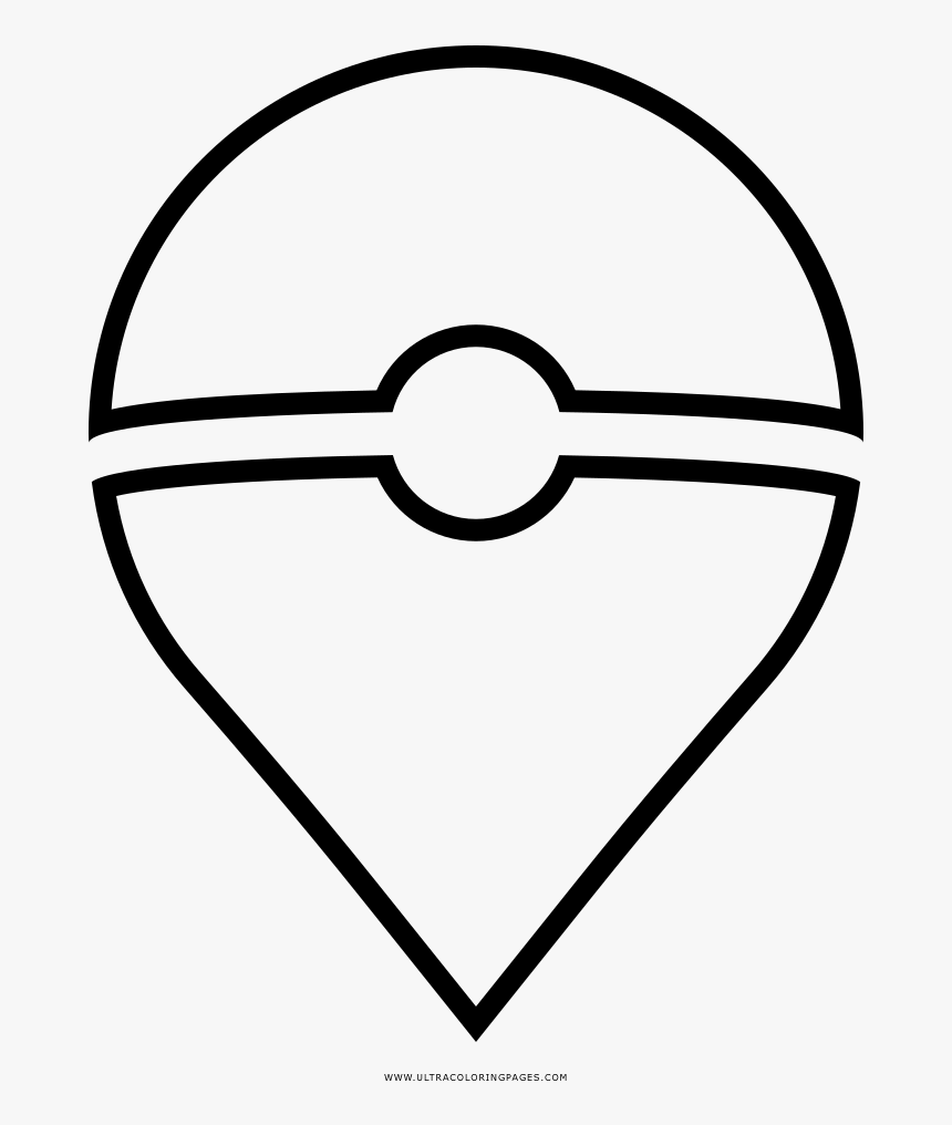Pokemon Go Coloring Page Pokemon Pokeball Coloring Pages Hd Png Download Kindpng
