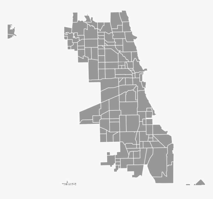 Chicago City Map Outline, HD Png Download, Free Download