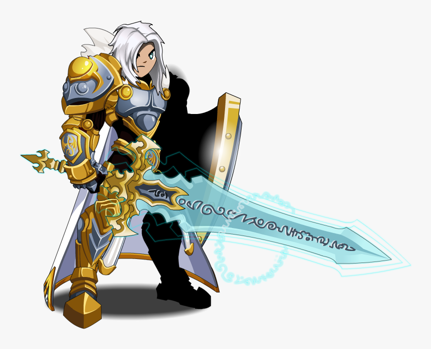 Aqw White Gold Armor, HD Png Download, Free Download