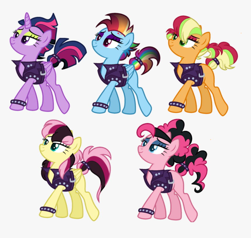 Mlp Mane 6 Punk, HD Png Download, Free Download