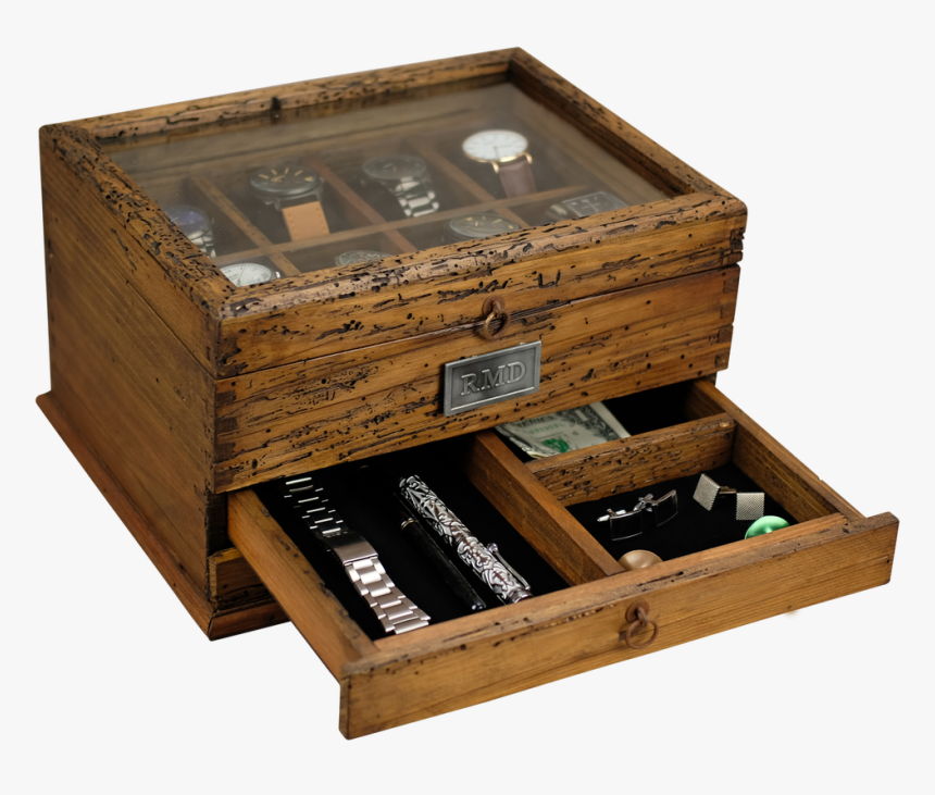 Watch Box With Double Drawer N - Drawer, HD Png Download, Free Download