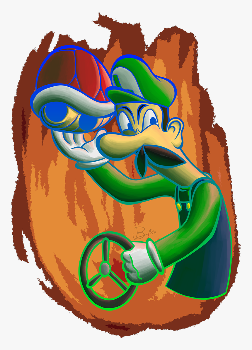 Have A Transparent Death-stare Luigi For All Your Mario - Cartoon, HD Png Download, Free Download