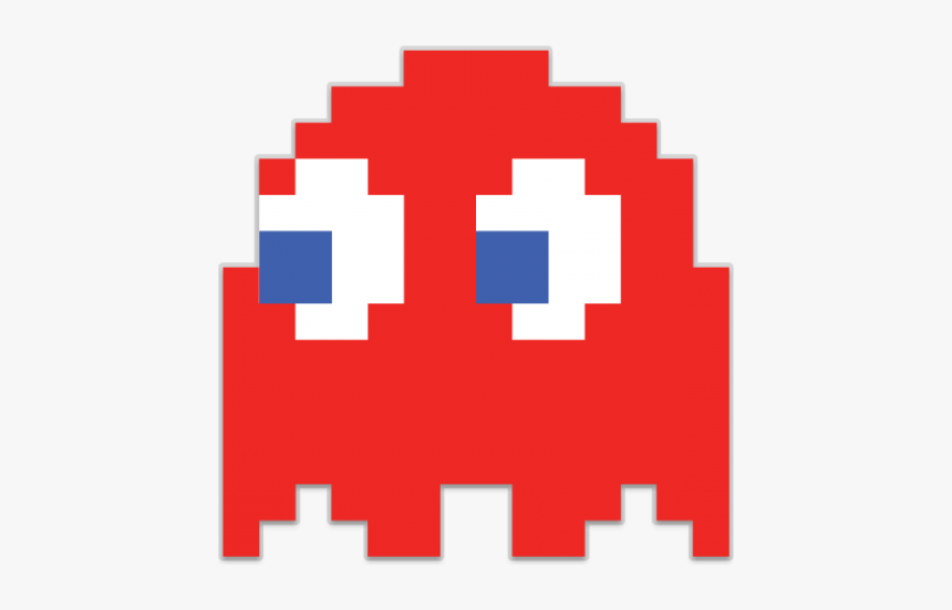 Pixelated Pac Man Ghost, HD Png Download, Free Download