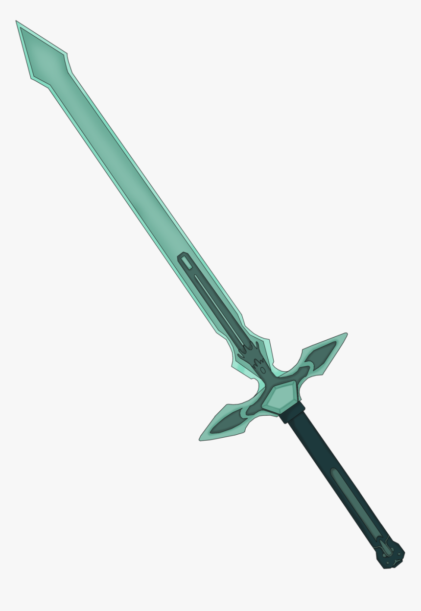 28 Collection Of Kirito Sword Dark Repulser Drawing - Kirito Sword Dark Repulser Drawing, HD Png Download, Free Download