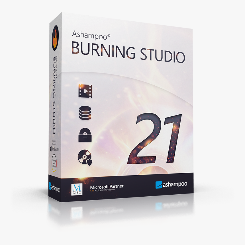 Ashampoo Burning Studio 21, HD Png Download, Free Download