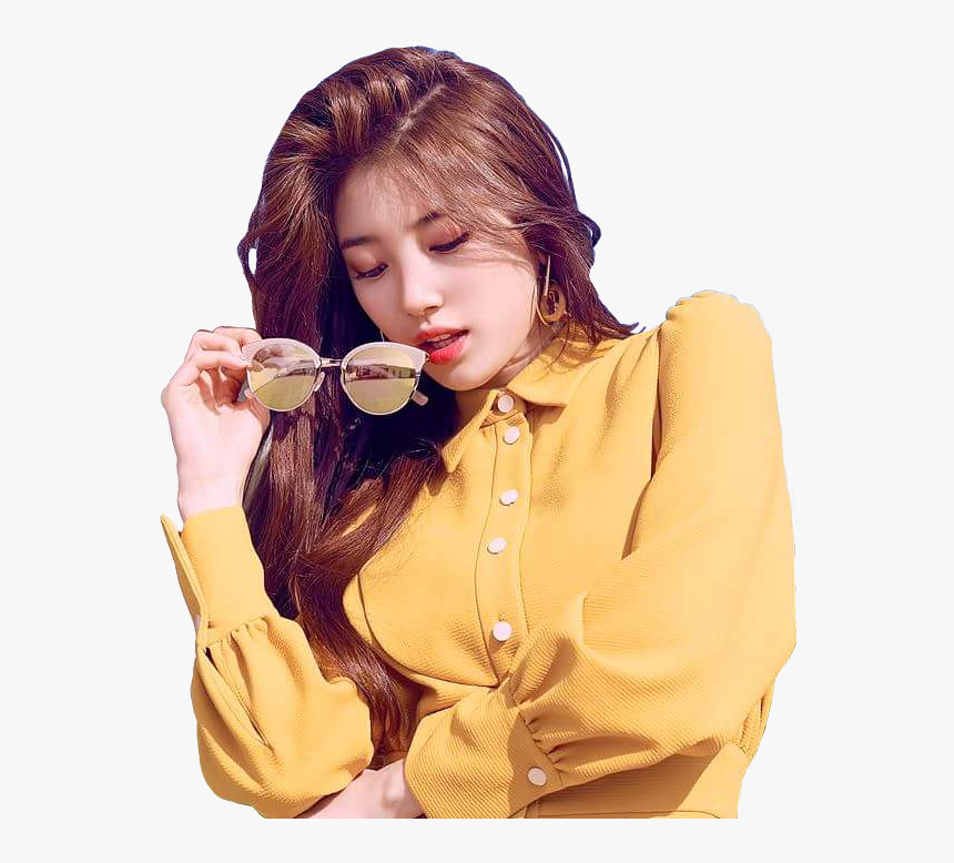 #suzy #suzybae #baesuzy - Bae Suzy In Yellow, HD Png Download, Free Download