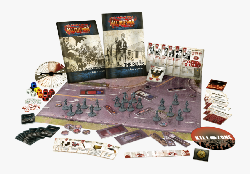 Roll Dice To Smash In Zombie Heads With The Walking - Walking Dead All Out War Diorama Negan, HD Png Download, Free Download