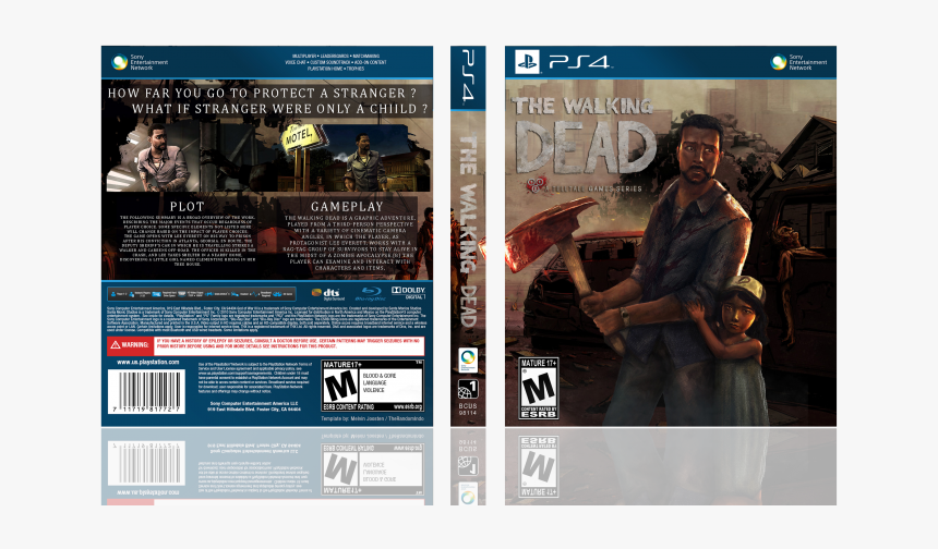 The Walking Dead - Evil Within Ps4 Box, HD Png Download, Free Download