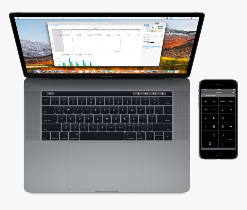 Ws Numpad Hero@2x - Macbook Pro 15 In Touchbar, HD Png Download, Free Download