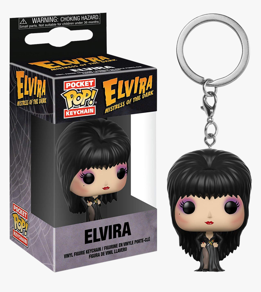 Elvira Pop Vinyl Keychain - Funko, HD Png Download, Free Download